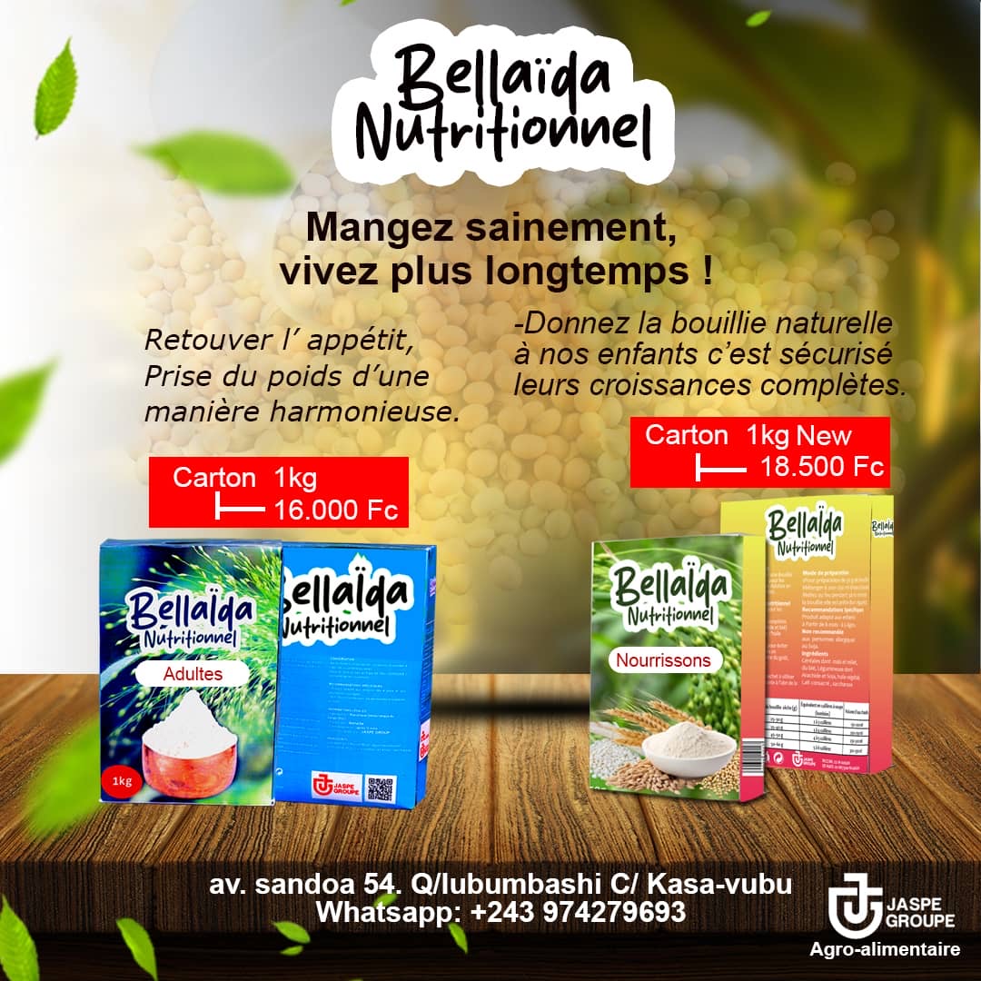 BOUILLIE BELLADA Nutritionnel